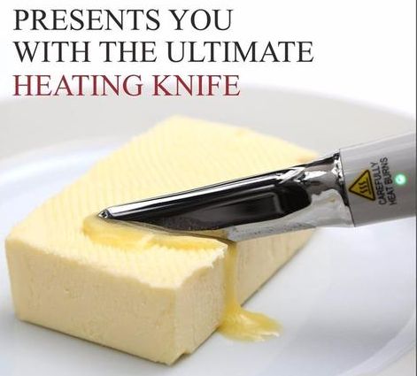 SELF HEATING BUTTER KNIFE