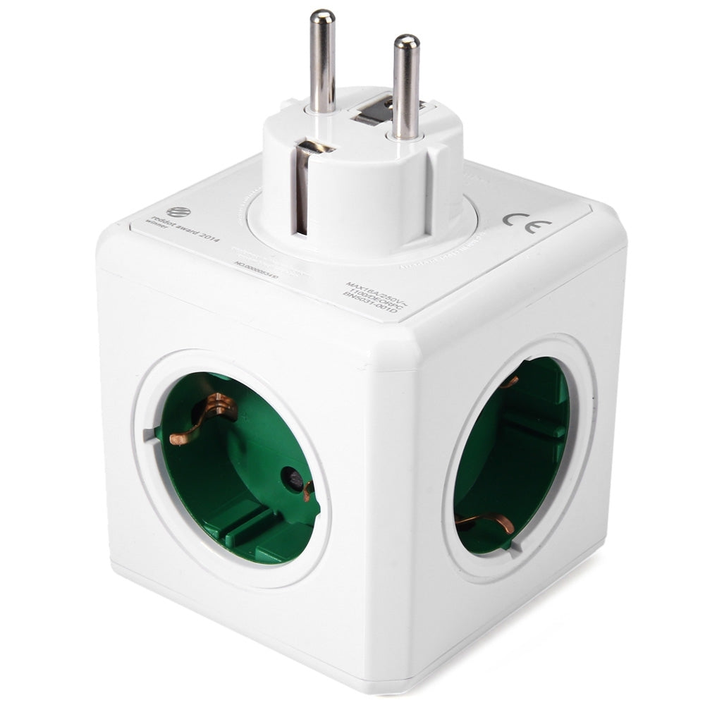 1 Piece 5 Outlet Adapter (EUROPEAN SOCKET)